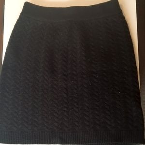 Twik Exclusivité Black Knit Mini Skirt